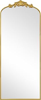 Amazon.com: AIXI HOME Antique Gold Arched Full Length Mirror, 71